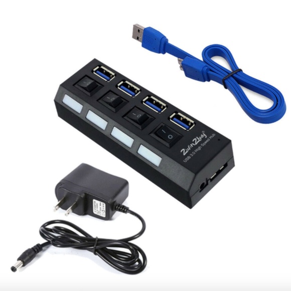 4/7 Port USB 3.0 High Speed HUB Splitter Box - Picture 8 of 12